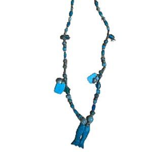 Ocean Fun Aqua Necklace Handmade